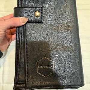 Fawn Design Black changing pad clutch